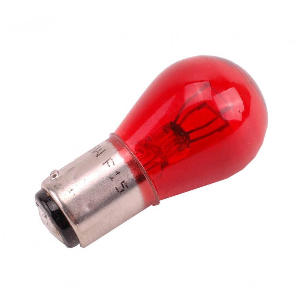 Lamp  12V-21/5W BAY15D rood